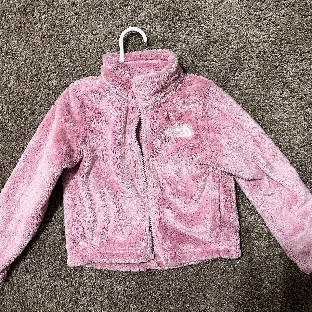 North face 3t fleece full zip jacket